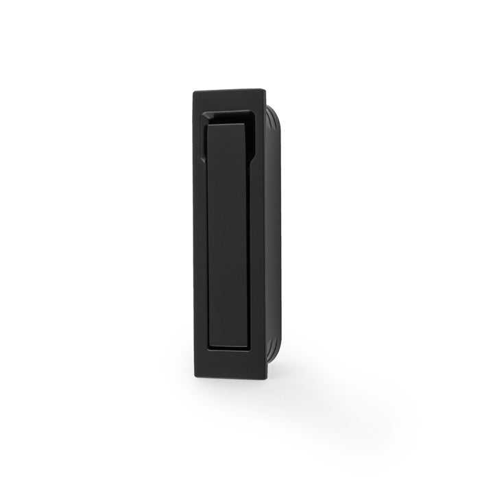 Square Sliding Door Edge Pull - Black - AW990BL