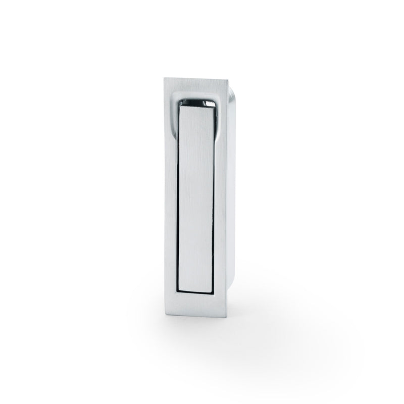 Alexander and Wilks - Square Sliding Door Edge Pull - Satin Chrome - AW990SC