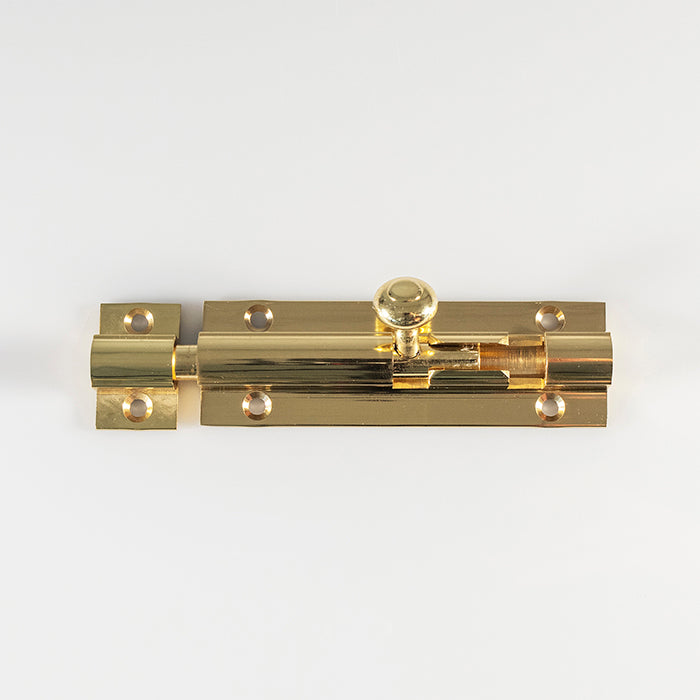 Carlisle Brass - Barrel Bolt 102mm - Polished Brass - BB3204 - Choice Handles