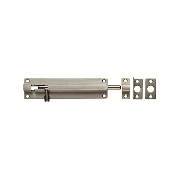 Eurospec - Straight Barrel Bolt 150mm x 38mm - Satin Stainless Steel - BBT1150SSS - Choice Handles