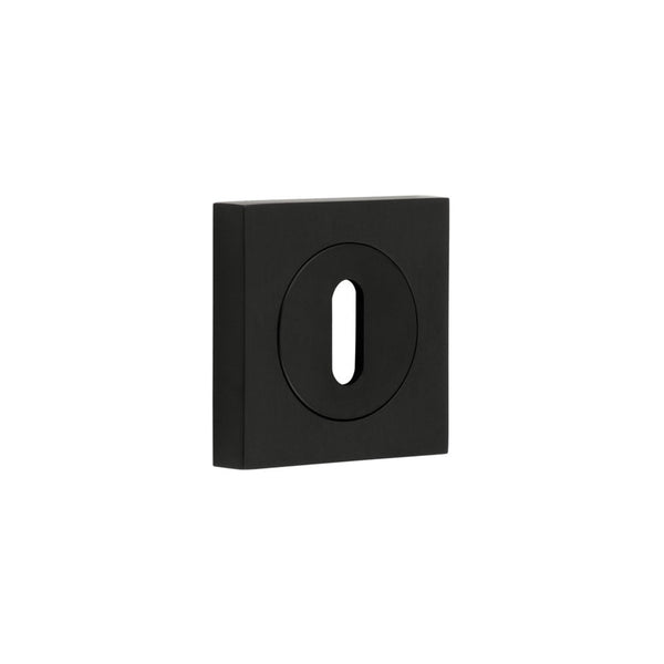 Burlington Standard Keyway Escutcheons Square Plain Black - BUR-60MB-171MB