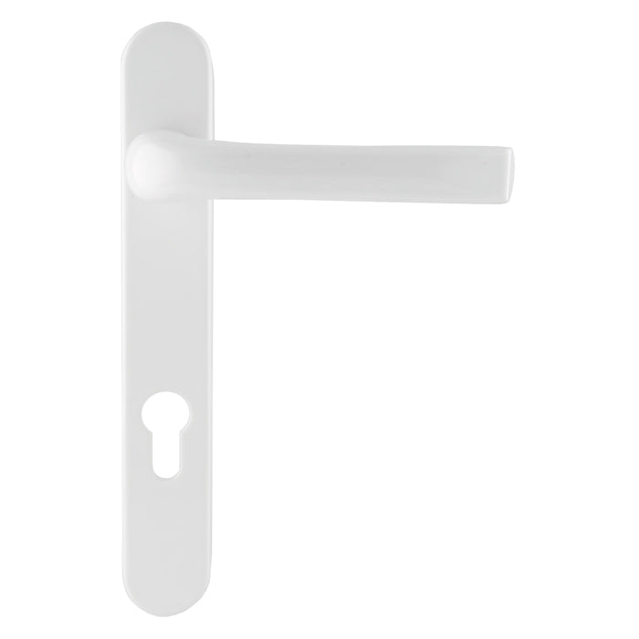 Mila Standard Security Door Handle 220mm - White - BX050308