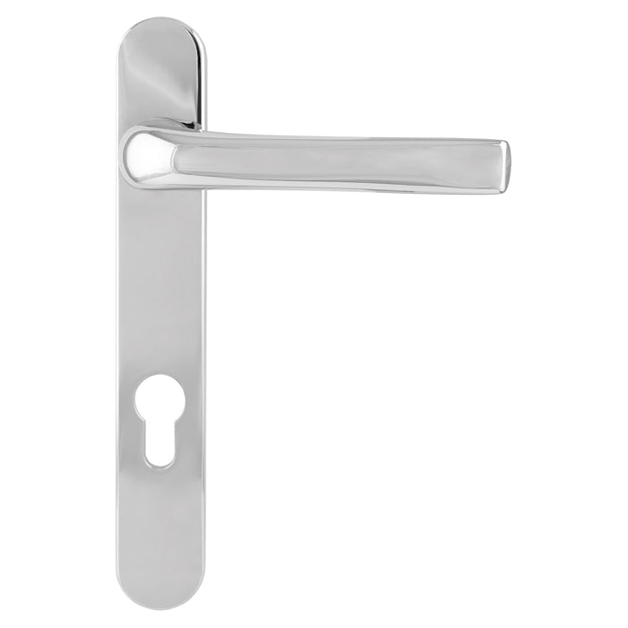 Mila  Standard Security Door Handle 220mm - Polished Chrome - BX050309