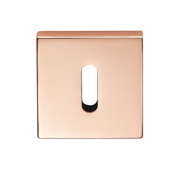 Carlisle Brass - Square Lock Escutcheon - Copper - CEB003QCOP - Choice Handles