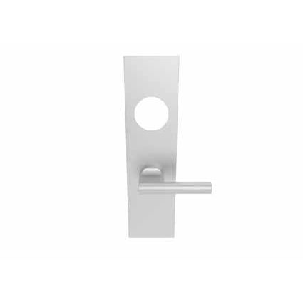 Eurospec - 174 X 45 X 8Mm Steelworx Square Backplates -  Bathroom (57mm C/C) + Standard Turn & Release - Satin Stainless Steel - CPSTL1170SSS - Choice Handles