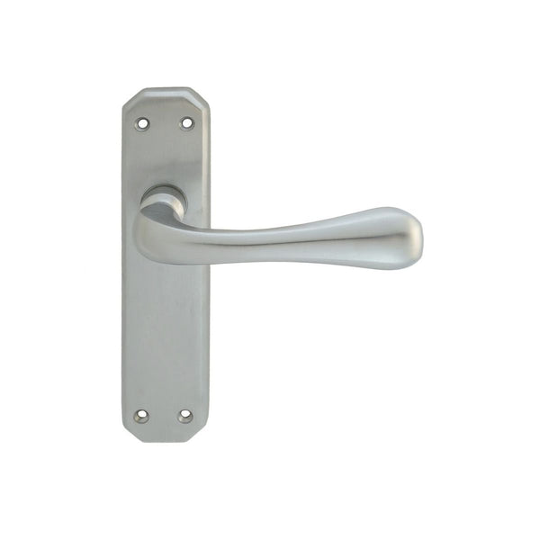 Carlisle Brass - Eden Lever on Latch Backplate - Satin Chrome - DL411SC - Choice Handles