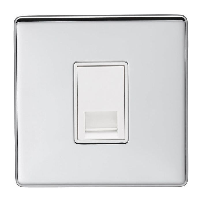 Eurolite Concealed 3mm Telephone Slave - Polished Chrome - ECPC1SLW - Choice Handles