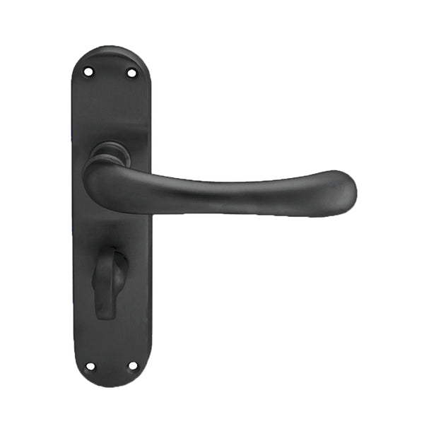 Manital - Ibra Lever on WC Backplate - Matt Black - EL13MB - Choice Handles