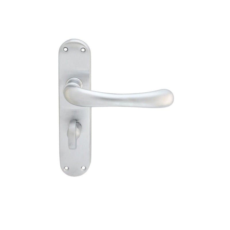 Manital - Ibra Lever on WC Backplate - Satin Chrome - EL13SC - Choice Handles