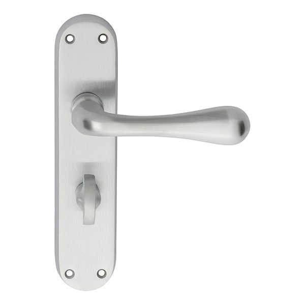 Manital - Astro Lever on WC Backplate - Satin Chrome - EL23SC - Choice Handles