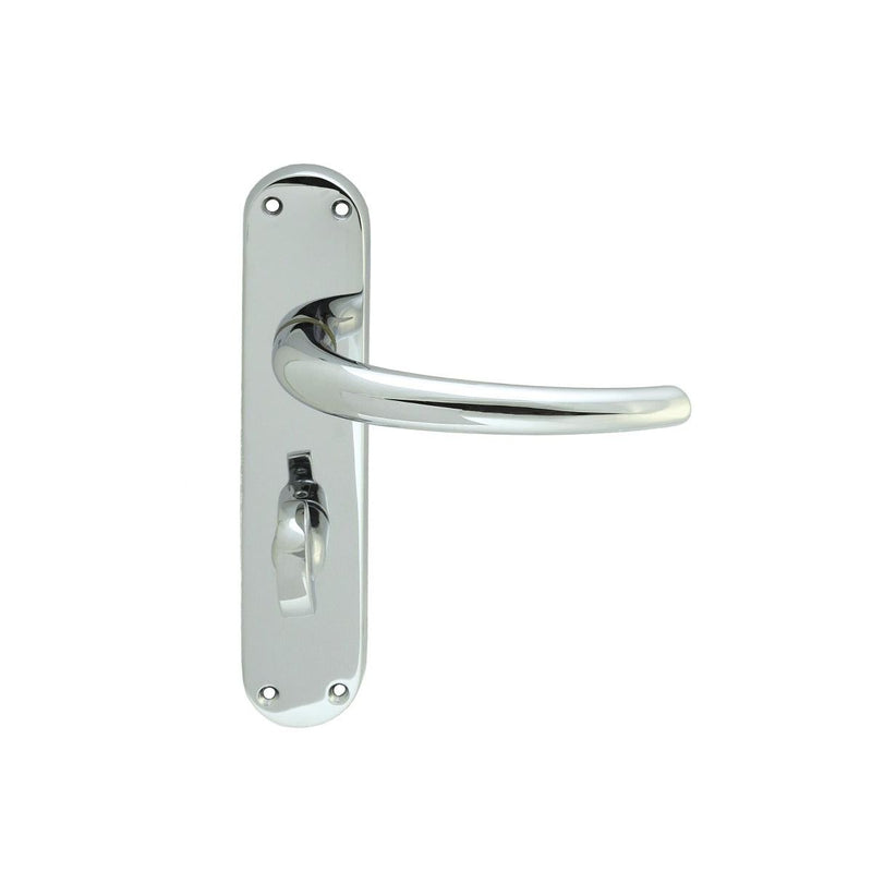 Manital - Lilla Lever on WC Backplate - Polished Chrome - EL33CP - Choice Handles