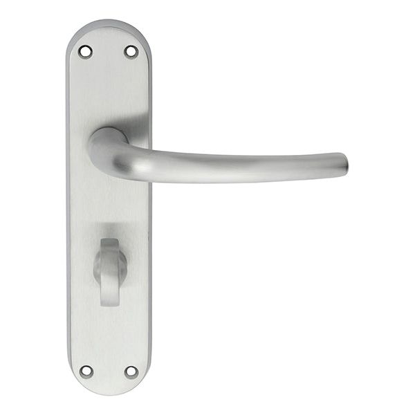 Manital - Lilla Lever on WC Backplate - Satin Chrome - EL33SC