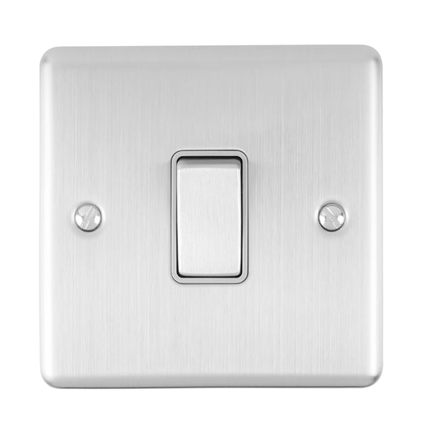 Eurolite Enhance Decorative 20Amp Switch - Satin Stainless - EN20ASWSSG - Choice Handles