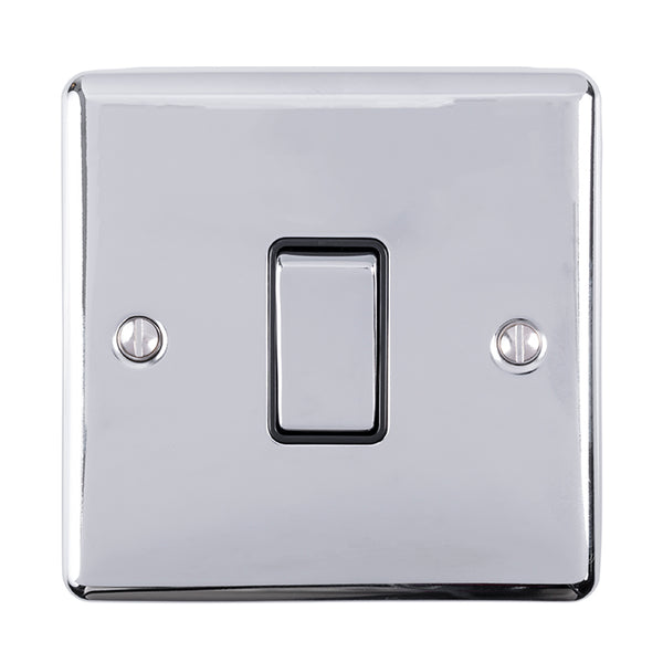 Eurolite Enhance Decorative 20Amp Switch - Polished Chrome - EN20ASWPCB - Choice Handles