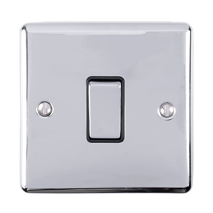 Eurolite Enhance Decorative 20Amp Switch - Polished Chrome - EN20ASWPCB - Choice Handles