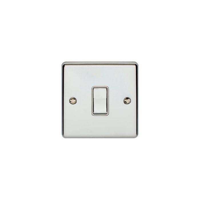 Eurolite Enhance Decorative Intermediate Switch - Polished Chrome - ENINTPCW - Choice Handles