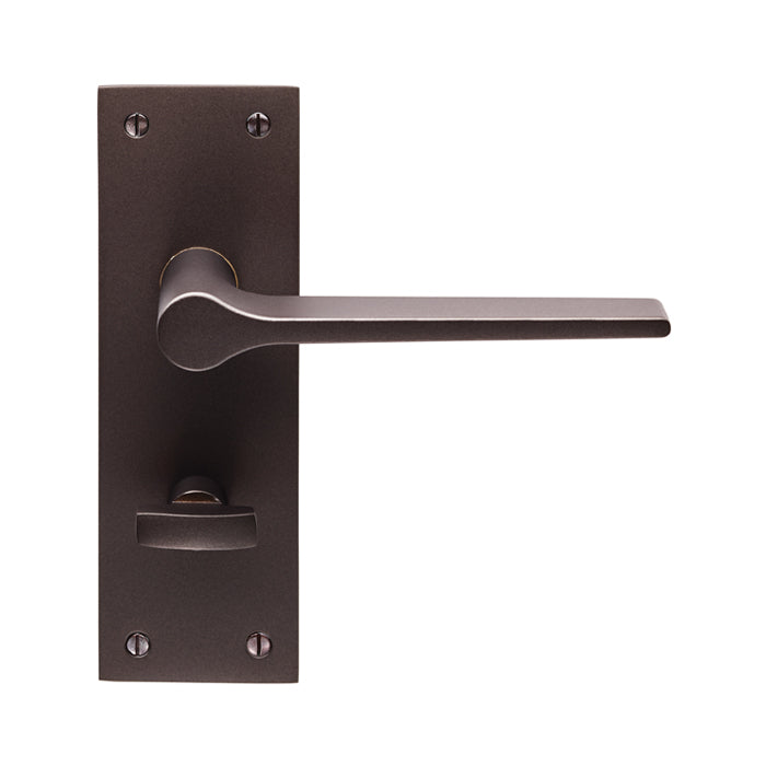 Carlisle Brass - Velino Lever on Backplate Bathroom 57mm - Matt Bronze - EUL023MBRZ - Choice Handles