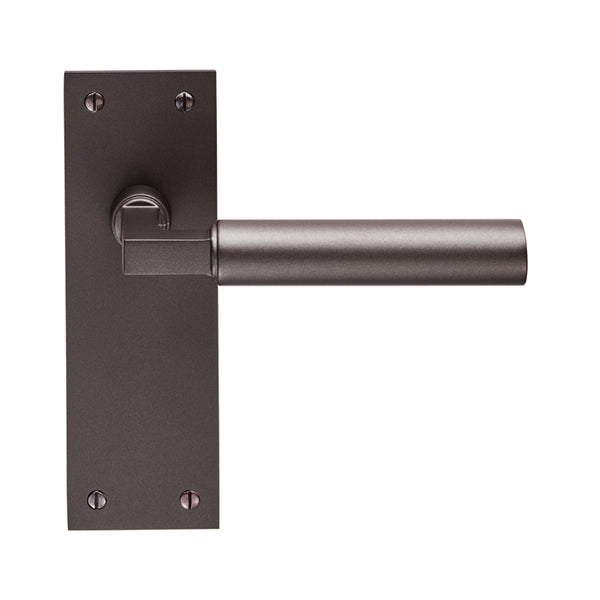 Carlisle Brass - Amiata Lever on Backplate Latch  - Matt Bronze - EUL042MBRZ - Choice Handles