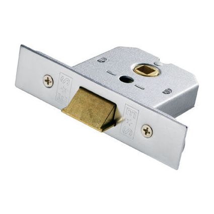 Eurospec - Flat Latch 76mm - Satin Chrome Plated - FLL8030SCP