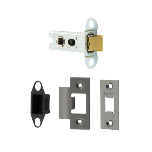 Frelan - Jedo Heavy Duty Tubular Latches - 45 Degree Short Travel - Gun Metal - JL-HDT64GM - Choice Handles