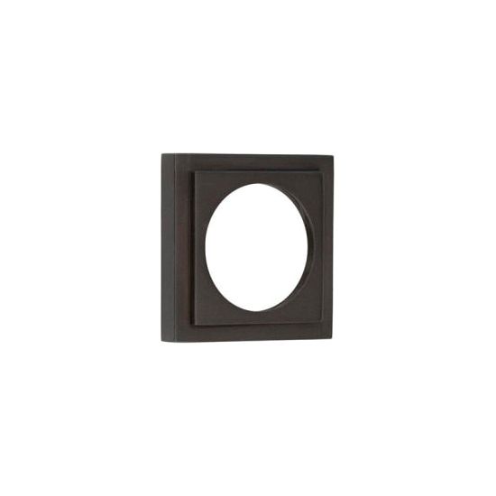 Burlington - Stepped Square Outer Rose for Burlington Escutcheon - Dark Bronze - BUR173DB - Choice Handles