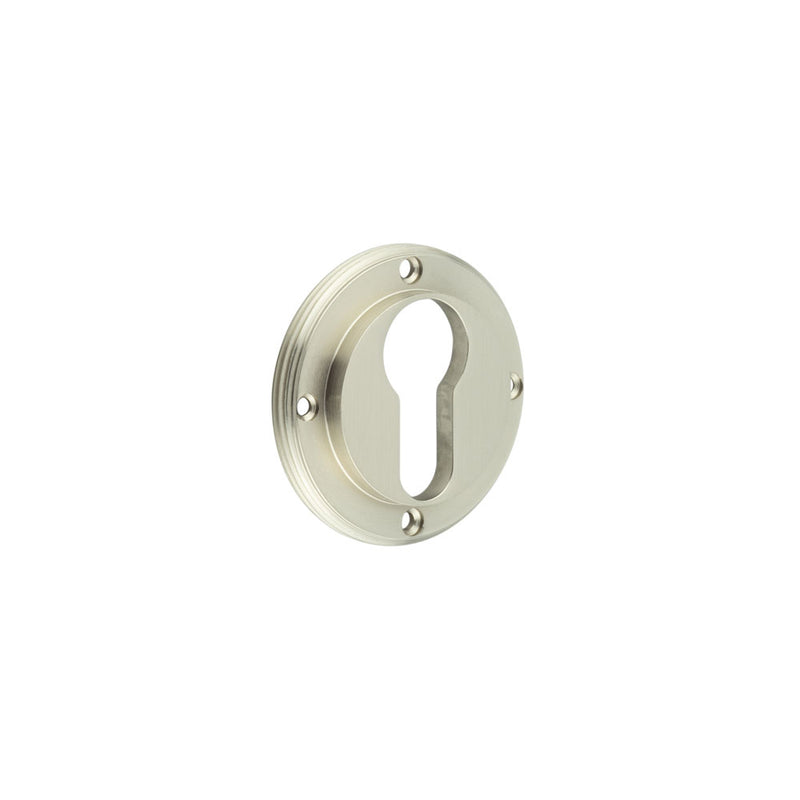 Burlington - Euro Profile Escutcheons - Roses Sold Seperately - Satin Nickel - BUR61SN - Choice Handles