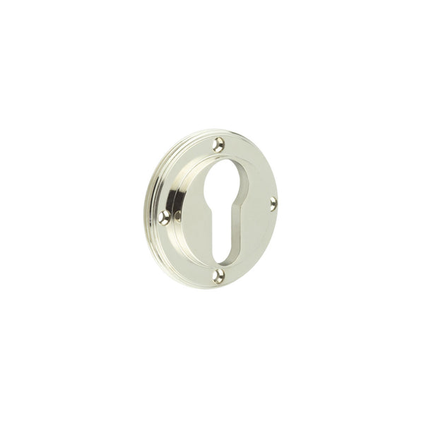 Burlington - Euro Profile Escutcheons - Roses Sold Seperately - Polished Nickel - BUR61PN - Choice Handles