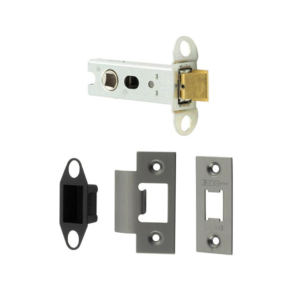 Frelan - Jedo Heavy Duty Tubular Latches - 45 Degree Short Travel - Gun Metal - JL-HDT76GM - Choice Handles