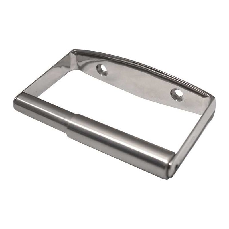 Frelan - Stainless Steel Toilet Roll Holder 136x78mm - Satin Stainless Steel - JSS102 - Choice Handles