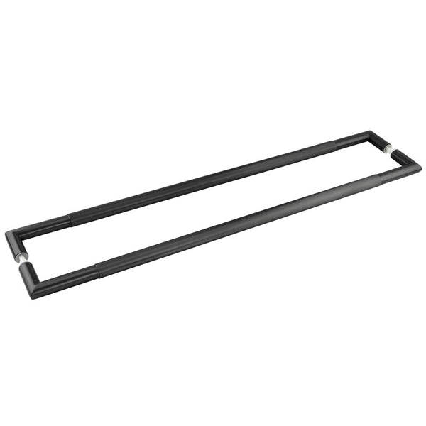 Three One Six PVD Range - Linear Pull Handles 800x25mm Back to Back - Black - JMB22 - Choice Handles