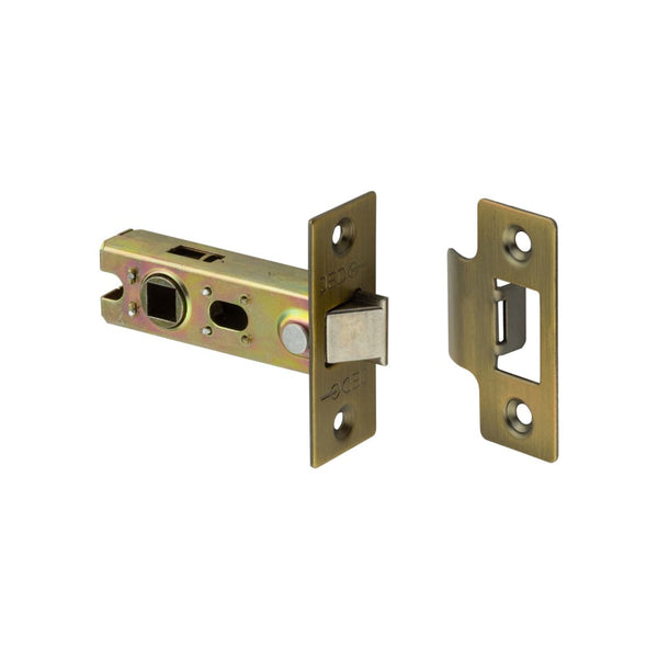 Jedo - 64mm Antique Brass Tubular latch - JL120AB