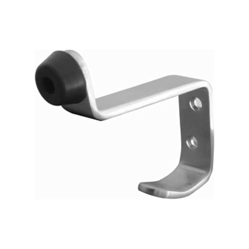 Stainless Steel Hat & Coat Hooks 75 mm projection Satin Stainless Steel - JSS15