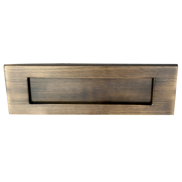 Carlisle Brass  - Plain Letter Plate 257mm x 80mm - Florentine Bronze - M36SFB - Choice Handles