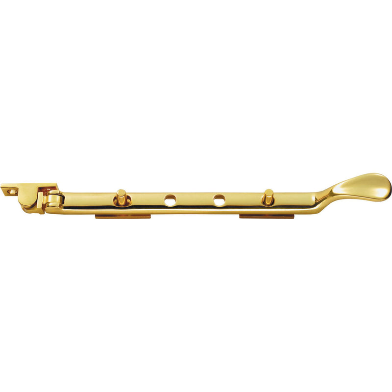 Carlisle Brass - Victorian Casement Stay 270mm - Polished Brass - M44S - Choice Handles