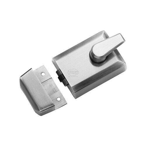 60mm Roller Bolt Night Latch Satin Chrome Finish
 - NL-R3060-SC