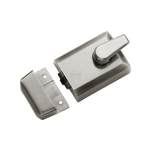 60mm Roller Bolt Nightlatch Satin Nickel Finish
 - NL-R3060-SN