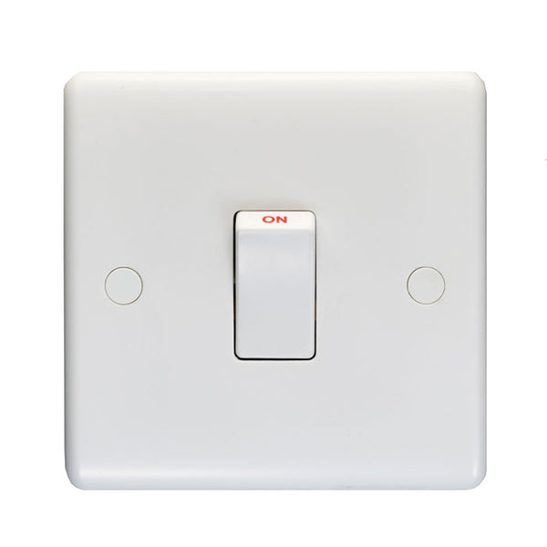 Eurolite Enhance White Plastic 20Amp Switch - White - PL3240 - Choice Handles