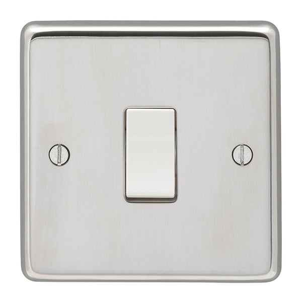 Eurolite Stainless steel Intermediate Switch - Polished Stainless Steel - PSSINTW - Choice Handles