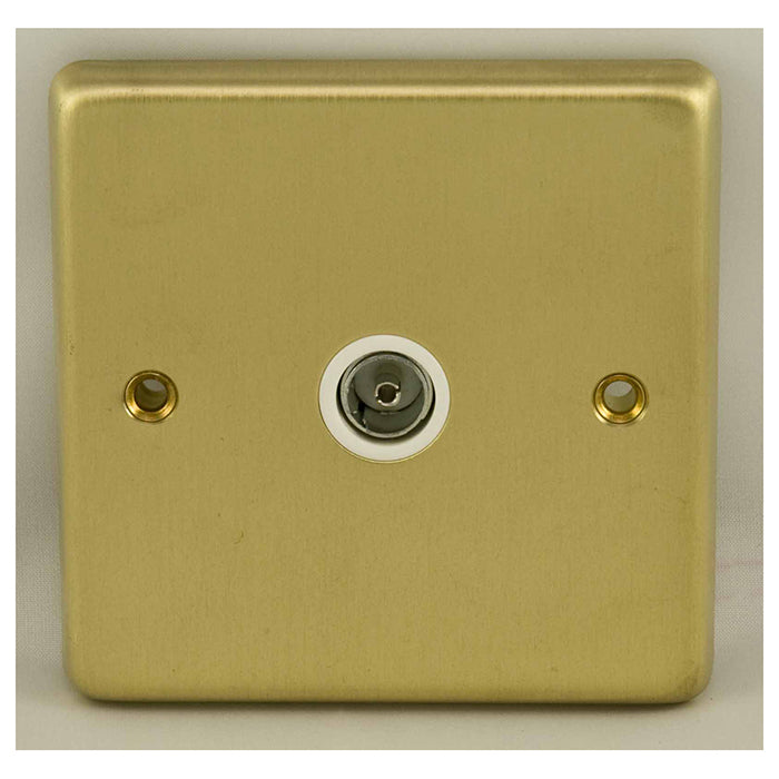 Eurolite Stainless steel Tv - Satin Brass - SB1TVW - Choice Handles