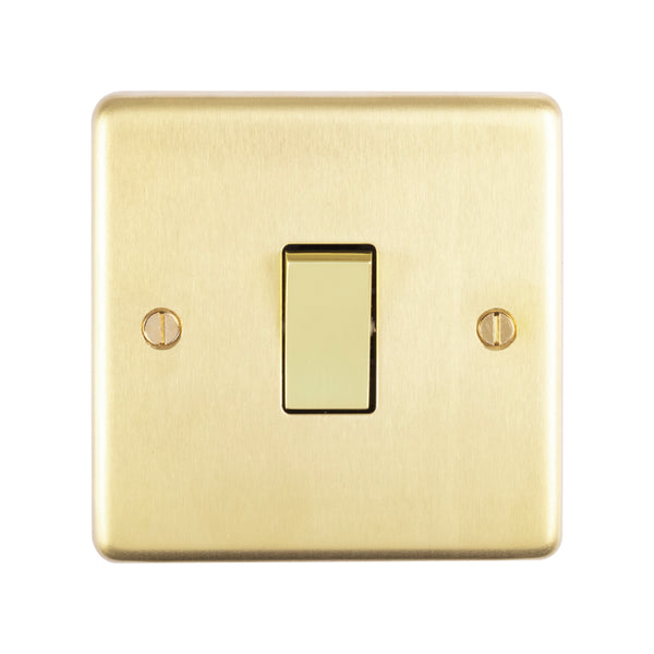 Eurolite Stainless steel Intermediate Switch - Satin Brass - SBINT - Choice Handles