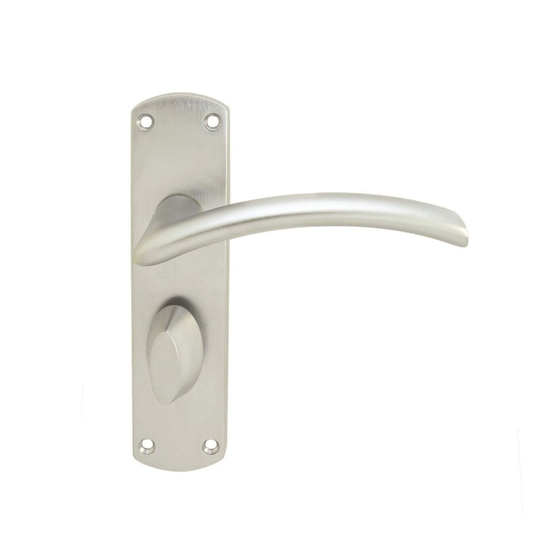 Serozzetta - Serozzetta Tres Lever on WC Backplate - Satin Chrome - SZC033SC - Choice Handles