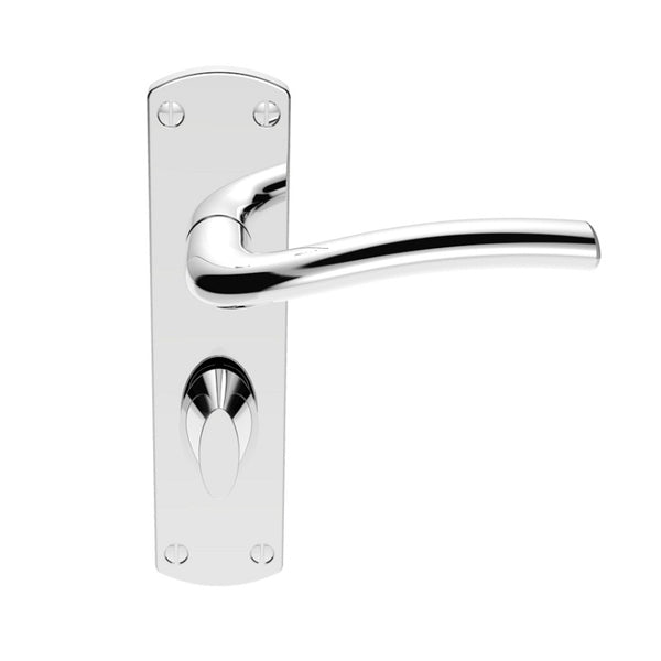 Serozzetta - Serozzetta Cuatro Lever on WC Backplate - Polished Chrome - SZC043CP