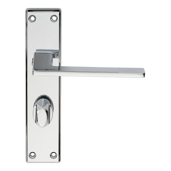 Serozzetta - Serozzetta Zone Lever on WC Backplate - Polished Chrome - SZM036CP - Choice Handles