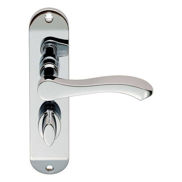 Serozzetta - Serozzetta Lever on Bathroom Backplate - Polished Chrome - SZM133CP - Choice Handles