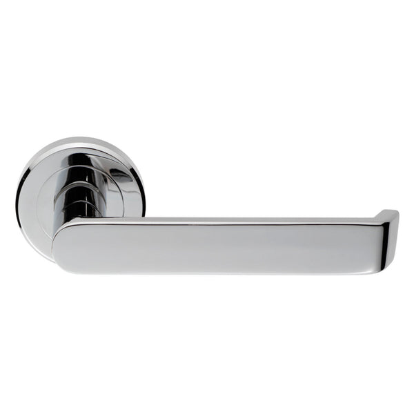 Serozzetta - Serozzetta Concept Lever on Round Rose - Polished Chrome - SZM220CP - Choice Handles