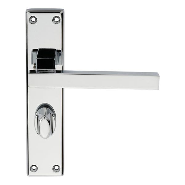 Serozzetta - Serozzetta Stratus Lever on WC Backplate - Polished Chrome - SZM243CP - Choice Handles