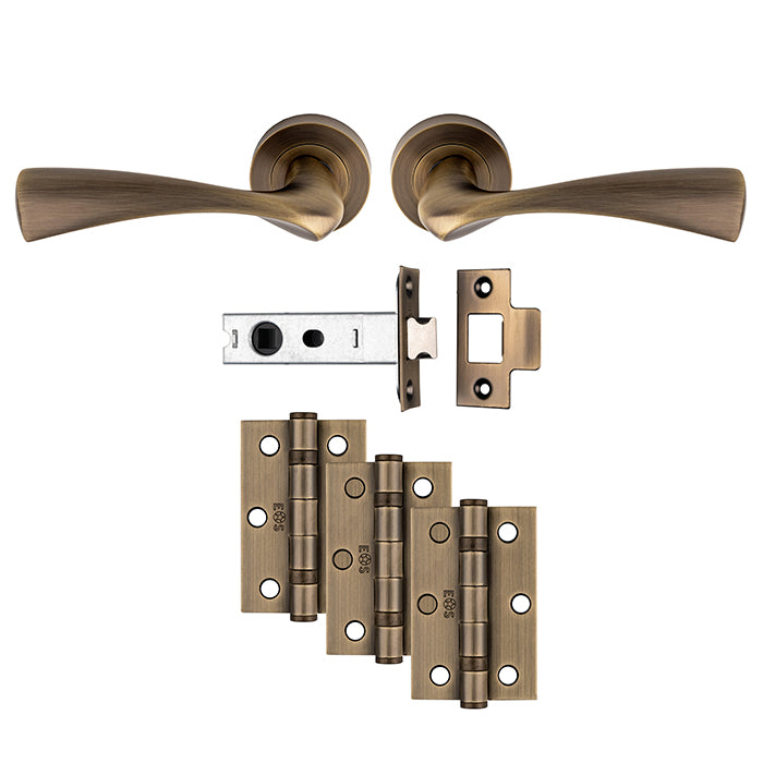 Carlisle Brass - Sintra Latch Pack - Ultimate Door Pack - Antique Brass - UDP007AB/INTB - Choice Handles