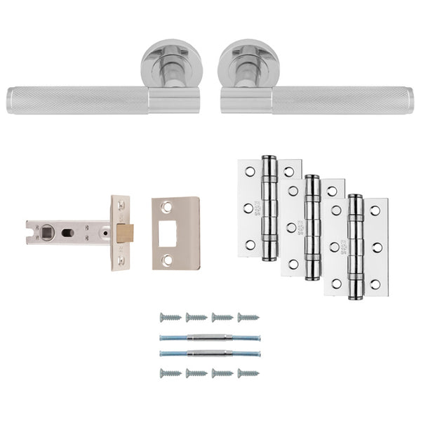 Serozzetta Lagos Latch Pack - Ultimate Door Pack - Nickel Polish - UDP010CP/INTB