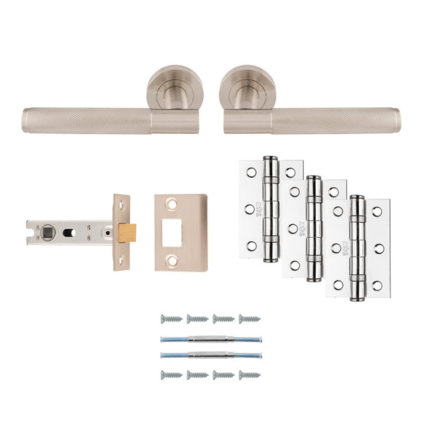 Serozzetta Lagos Latch Pack - Ultimate Door Pack - Satin Nickel - UDP010SN/INTB