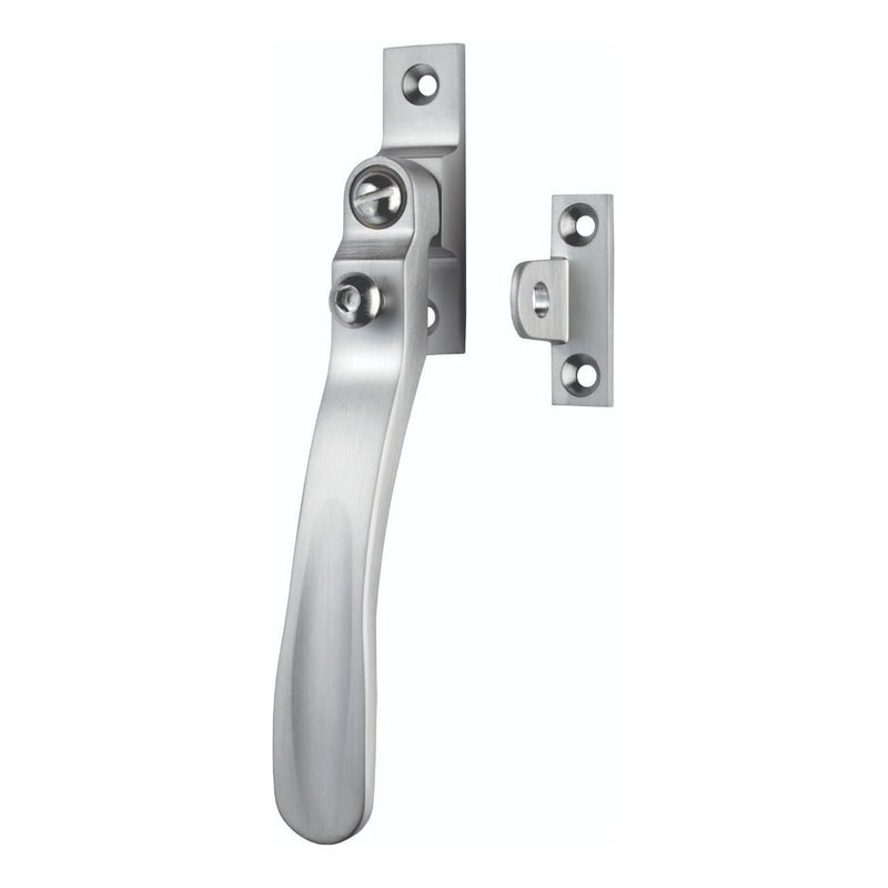 Carlisle Brass - Locking Casement Fastener - Satin Chrome - V1006LCKSC - Choice Handles